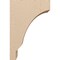 Ekena Millwork 8"W x 16"D x 24"H Classic Moab Rough Cedar Woodgrain TimberThane Corbel, Primed Tan CORUR08X16X24MOARCPR - alternate 3